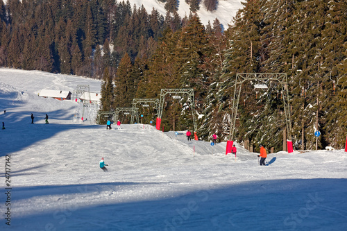 Sunny day at Boedele Ski Resort
