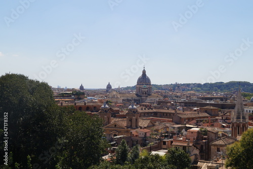 Rome's roofs, view from Villa Borghese