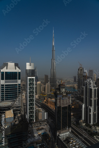 Dubai skyline city  United arabic emirates  travel photography 2019