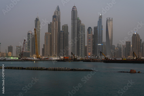 Dubai skyline city  United arabic emirates  travel photography 2019