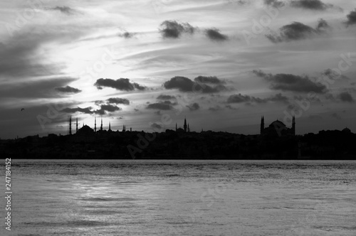 Sunset over Bosphorus