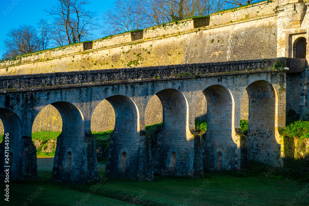 Blaye Citadel, UNESCO world heritage site in Gironde, France