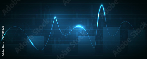 Business candle stick graph chart of stock market investment trading, Bullish point, Bearish point for business and financial concepts, reports and investment. Vector illustration