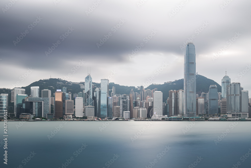 Hong Kong skyline and cityscape