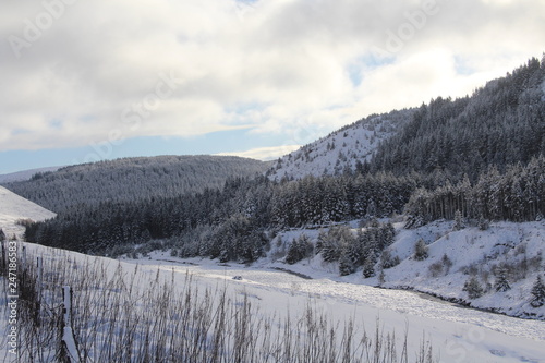 winter in the mountains