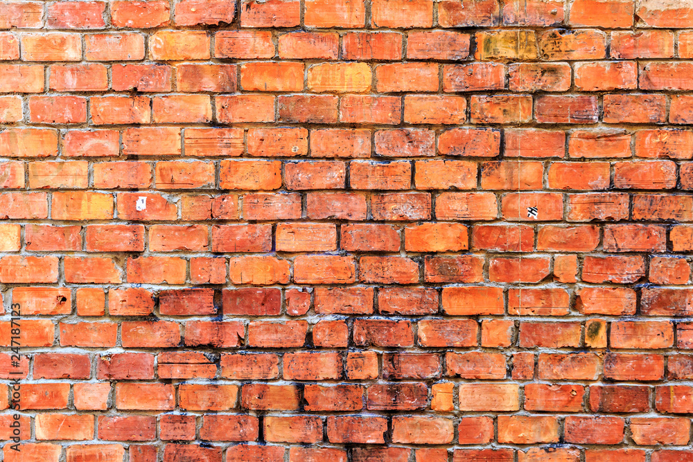 Fototapeta premium Background of brick wall texture
