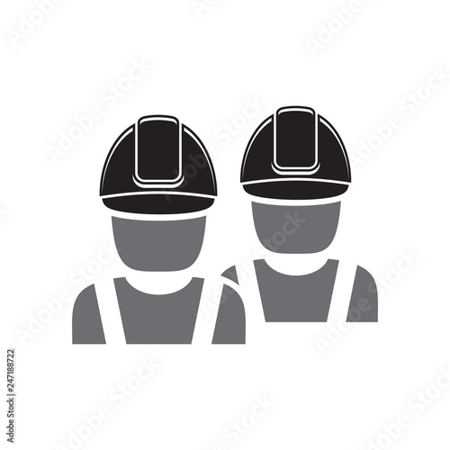 Field engineer icon on white background for graphic and web design, Modern simple vector sign. Internet concept. Trendy symbol for website design web button or mobile app