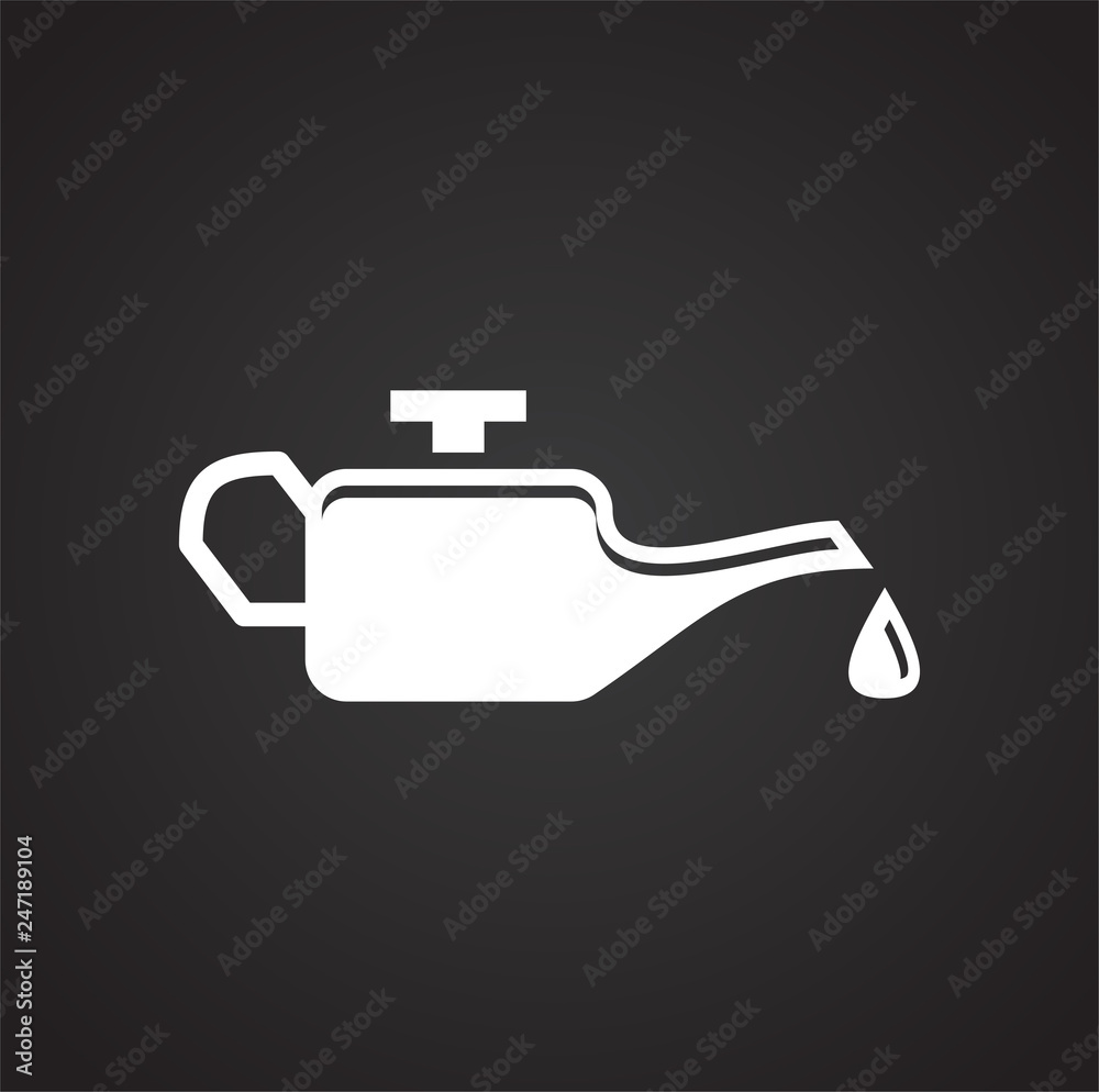 Oil product icon on black background for graphic and web design, Modern simple vector sign. Internet concept. Trendy symbol for website design web button or mobile app Oil product icon on black background for graphic and web design, Modern simple vector sign. Internet concept. Trendy symbol for website design web button or mobile app