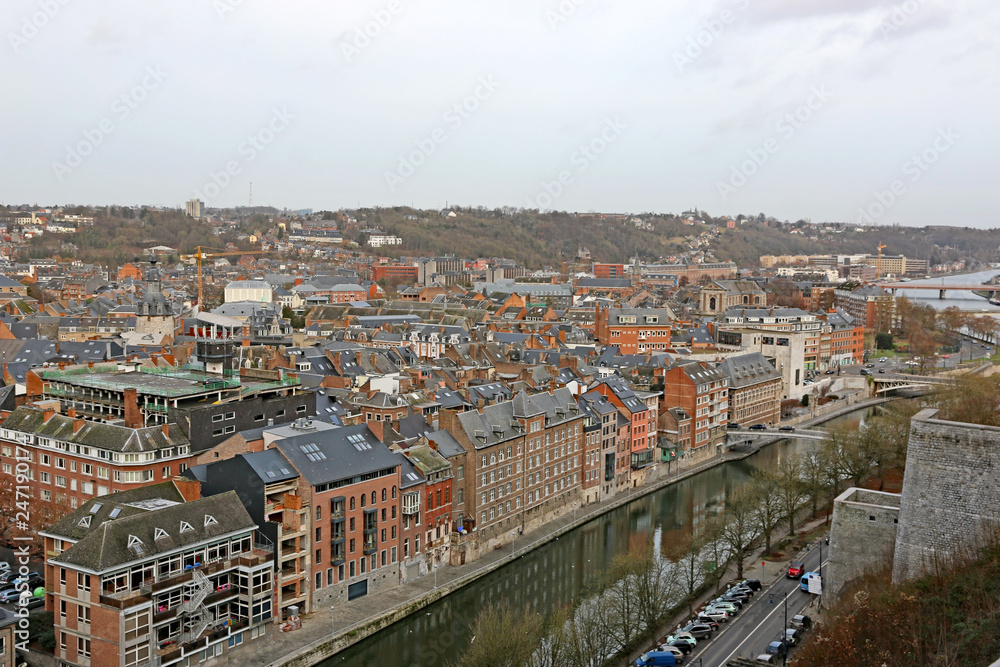 Namur, Belgium from the citadel