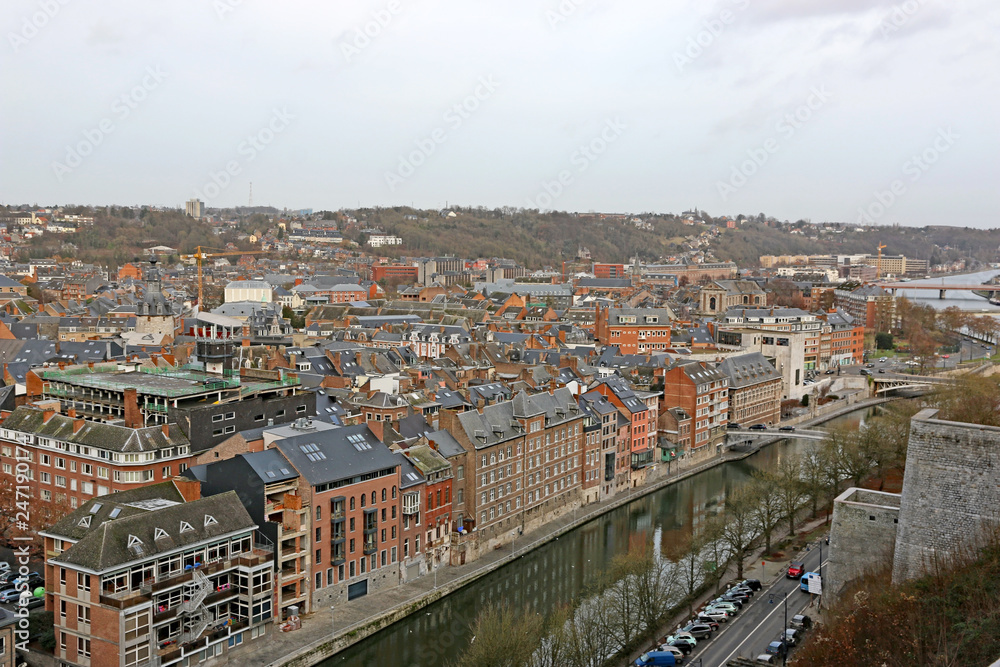 Obraz premium Namur, Belgium from the citadel