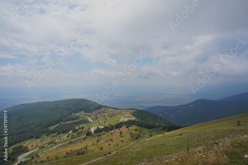 Landscape of Balkan mountains, Bulgaria