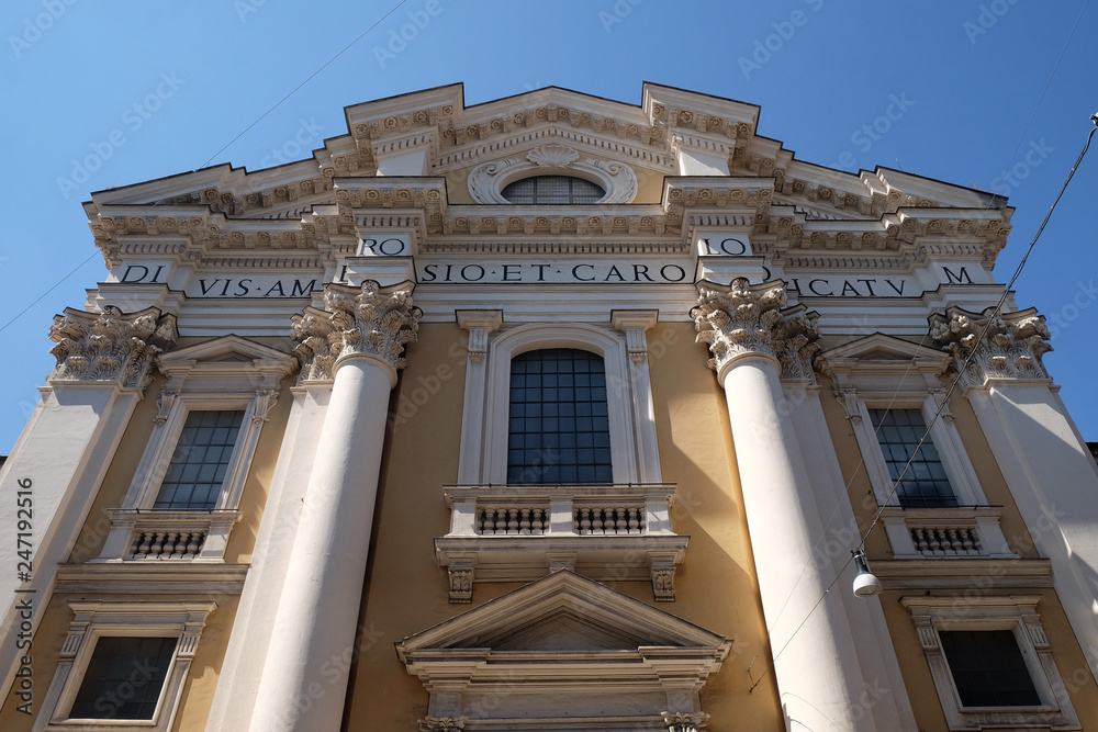 Basilica dei Santi Ambrogio e Carlo al Corso, Rome, Italy Basilica dei Santi Ambrogio e Carlo al Corso, Rome, Italy