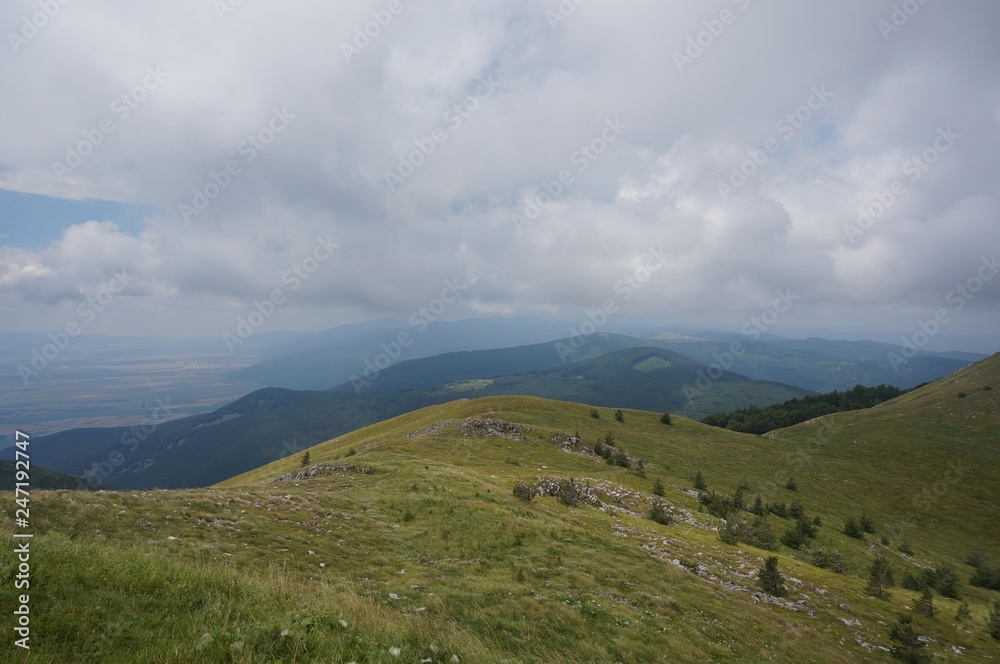 Landscape of Balkan mountains, Bulgaria