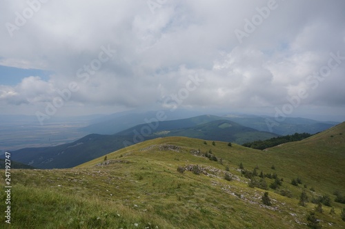 Landscape of Balkan mountains, Bulgaria