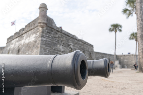 Canons in front of Castle