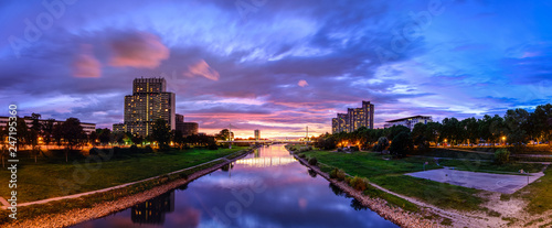 Neckarufer in Mannheim 