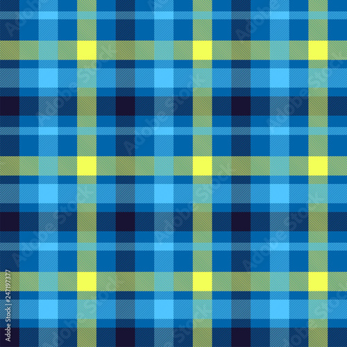 Tartan color seamless vector pattern
