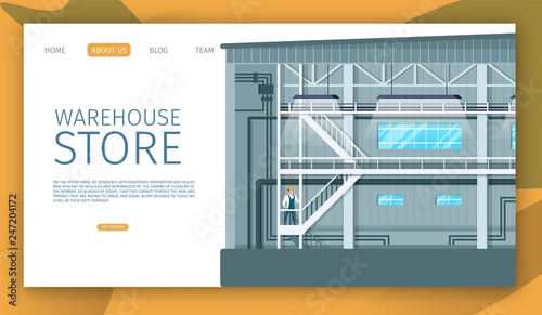 Warehouse Store Industrial Indoor Space Design