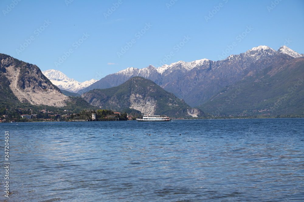 Boattrip to Isola Bella at Lake Maggiore, Piedmont Italy