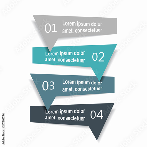 Infographic design template with place for your data. Vector illustration.