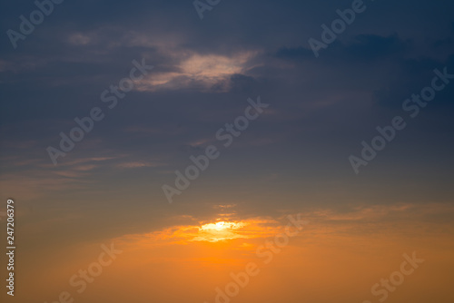 Sunset sky background © alice_photo