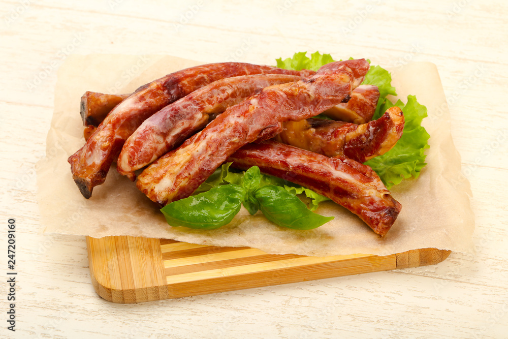 Smoked pork ribs Smoked pork ribs