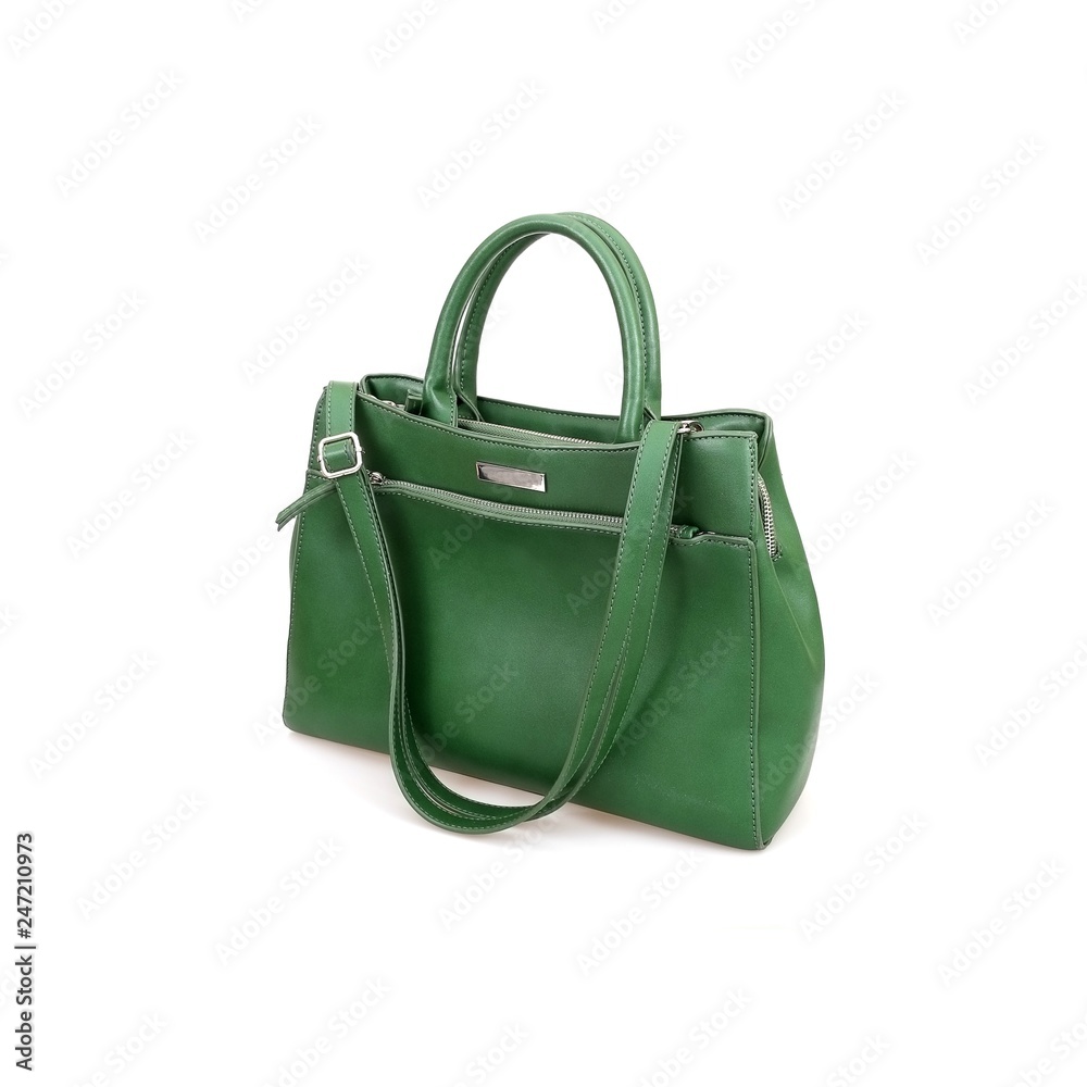 Elegant female handbag isolated on white background Elegant female handbag isolated on white background
