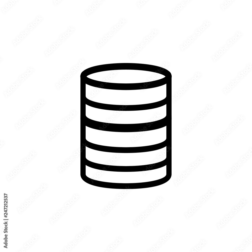 database icon vector. database vector design. sign design. flat style. Vector EPS 10 database icon vector. database vector design. sign design. flat style. Vector EPS 10