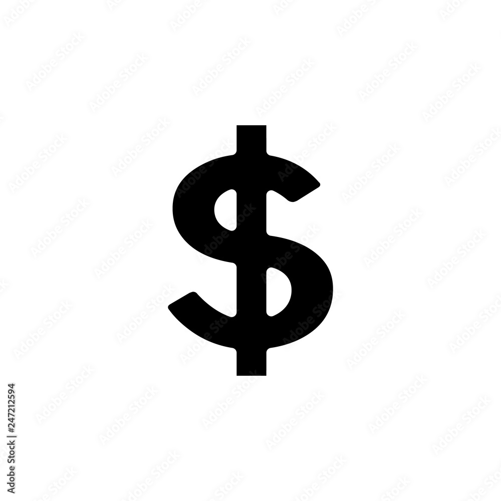dollar icon vector. dollar vector design. sign design. flat style. Vector EPS 10 dollar icon vector. dollar vector design. sign design. flat style. Vector EPS 10
