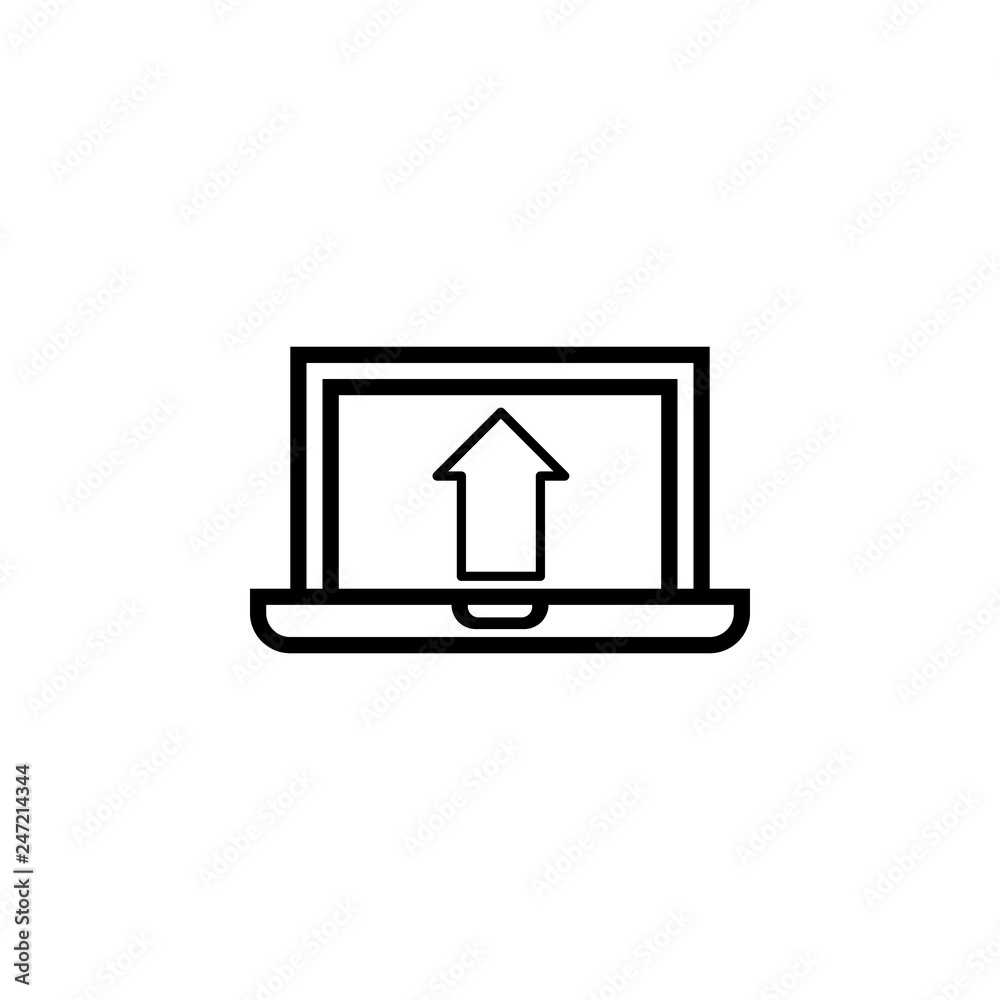 laptop output icon vector. laptop output vector design. sign design. flat style. Vector EPS 10 laptop output icon vector. laptop output vector design. sign design. flat style. Vector EPS 10