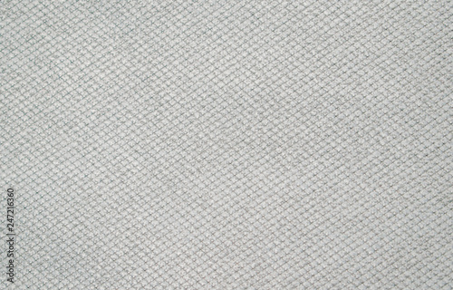  Cloth texture .Gray unprinted suiting fabric from above