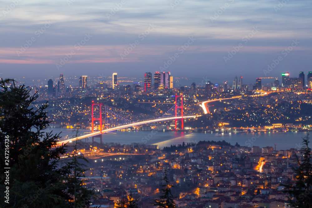  Bridge and sunset, Istanbul