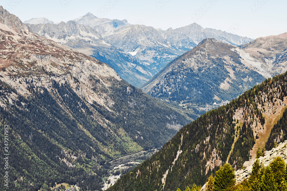 Naklejka premium Alps in Shamoni, France