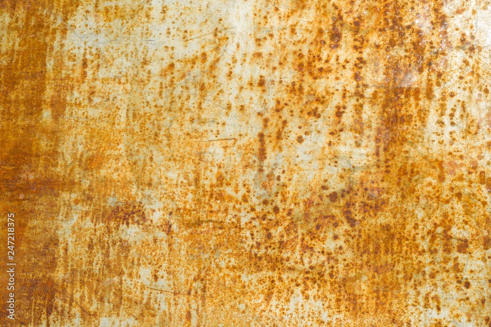 Abstract corroded rusty metal background texture, gray brown