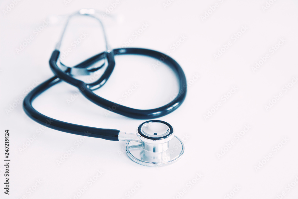 Medical concepts.Stethoscope isolated on white background Medical concepts.Stethoscope isolated on white background