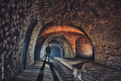 Underground canalization in Poland