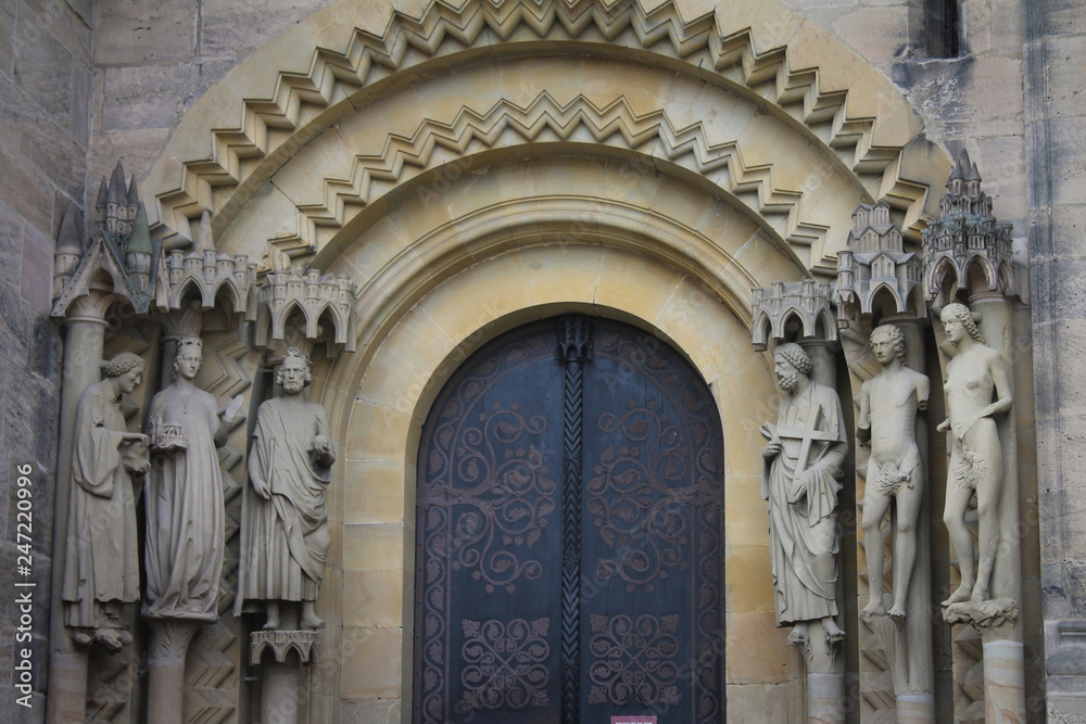 Carved Bamberg Cathedral Door
