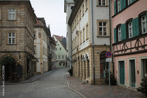 Fototapeta Naklejka Na Ścianę i Meble -  Medieval Bamberg Street