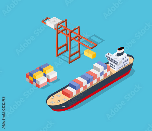 Isometric ship cargo