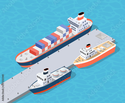 Isometric City industrial dock