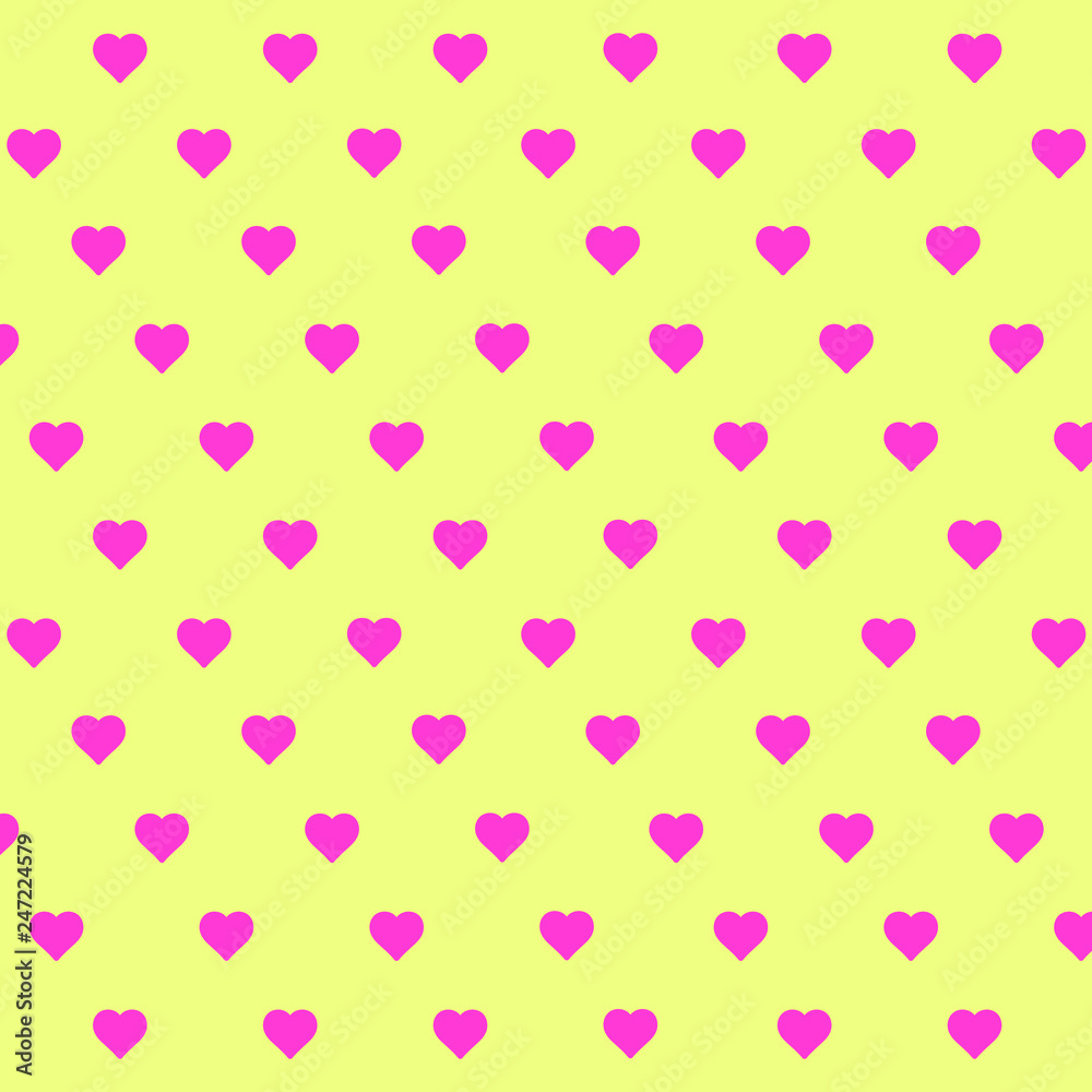 Heart background vector pattern - St Valentines day illustration repeating hearts popular love heart decor inspiration idea