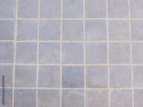 grey floor in street walking tiles texture background