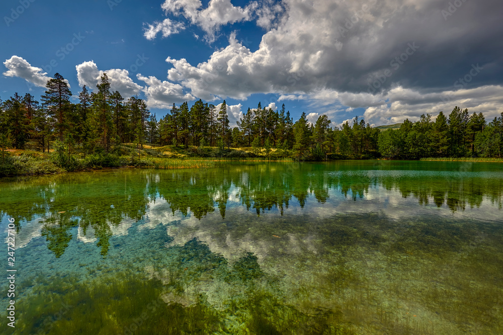 Obraz premium Norway, stunning landscape, Lom, Oppland,