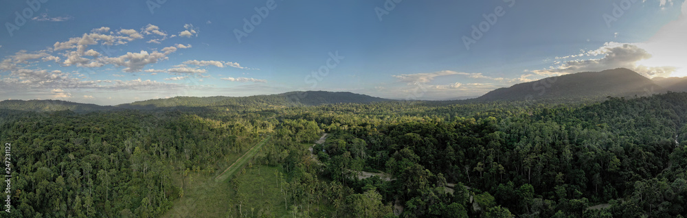 Costa Rica landscapes - beautiful nature - Selva Bananito on the Carribean coast