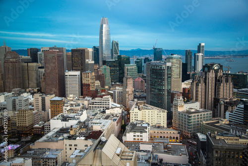 Beautiful view of business center in downtown San Francisco © Mariana Ianovska