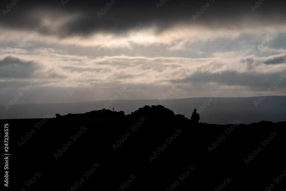 Silhouette at the tor