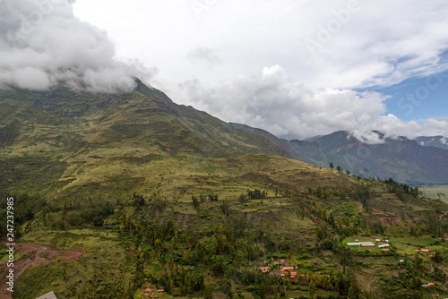 Andes Mountains in Peru in summer