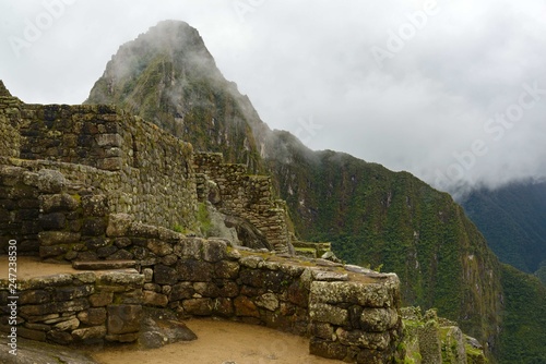 Rainy day in Macchu Picchu, Peru