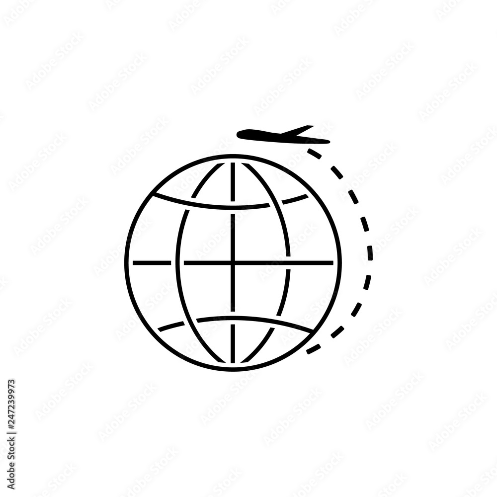 Plane, earth, navigation icon. Element of Web Navigation icon for mobile concept and web apps. Detailed Plane, earth, navigation icon can be used for web and mobile Plane, earth, navigation icon. Element of Web Navigation icon for mobile concept and web apps. Detailed Plane, earth, navigation icon can be used for web and mobile