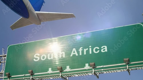 Airplane Take off South Africa